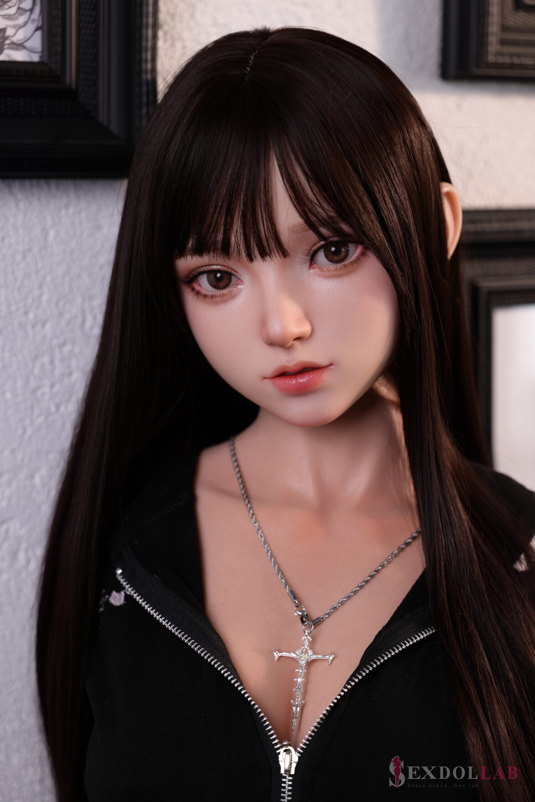 146cm (4ft2) East Girl Black Hair C-Cup Silicone Sex Doll Akane - 图片 2